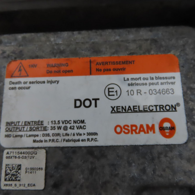 Phare droit occasion LAND ROVER RANGE ROVER EVOQUE phase 1 06-2011->... LR049360 4