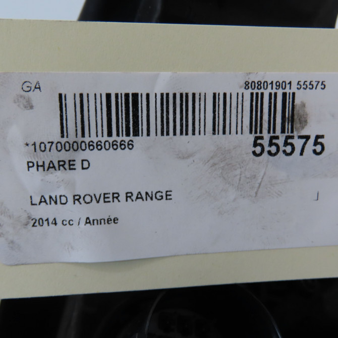 Phare droit occasion LAND ROVER RANGE ROVER EVOQUE phase 1 06-2011->... LR049360 8