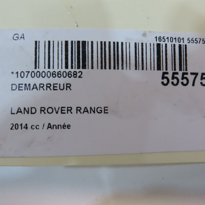 Démarreur occasion LAND ROVER RANGE ROVER EVOQUE phase 1 06-2011->... LR084922 6