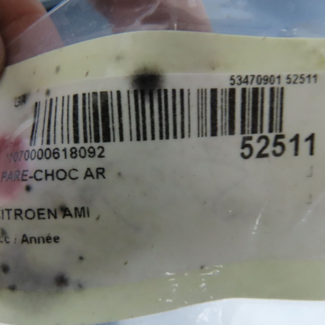 Pare-choc arrière occasion CITROEN 98380566LT 8