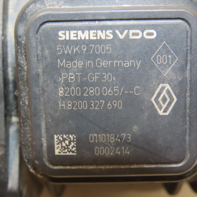 Debimetre air occasion RENAULT LAGUNA III Phase 1 COUPE 08-2008->03-2013 8200280065 5