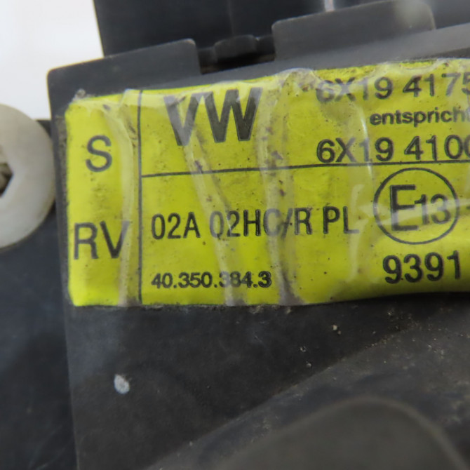 Phare gauche occasion VOLKSWAGEN LUPO Phase 1 10-1998->06-2005 1.7 SDI 6X1941751J 3