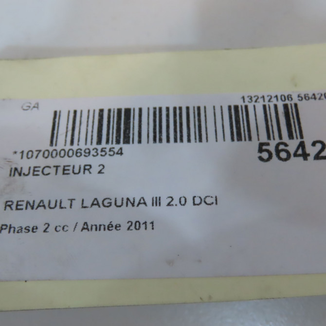 occasion RENAULT LAGUNA III Phase 2 11-2010->03-2013 2.0 DCI 16v 130ch 7701479245 5