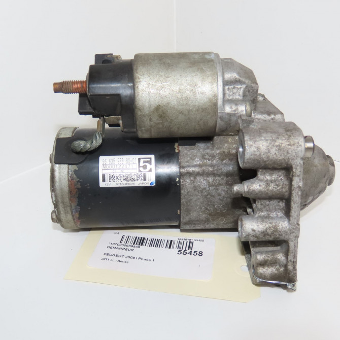 Démarreur occasion PEUGEOT 3008 I Phase 1 04-2009->12-2013 5802Z8 2