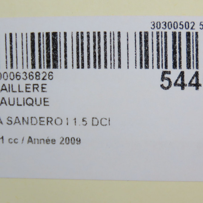 Cremaillere hydraulique occasion DACIA SANDERO I Phase 1 06-2008->10-2012 1.5 DCI 70ch 490013367R 8