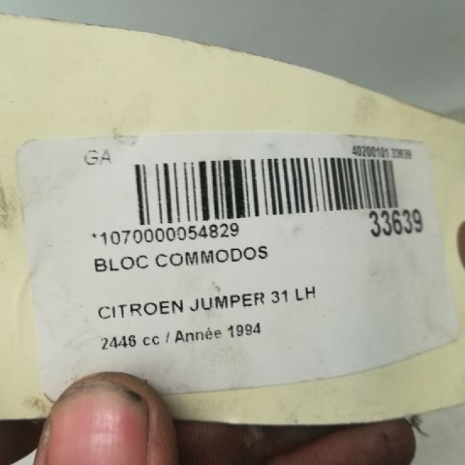 Bloc commodos occasion CITROEN JUMPER II Phase 1 02-2002->06-2006 625384 8