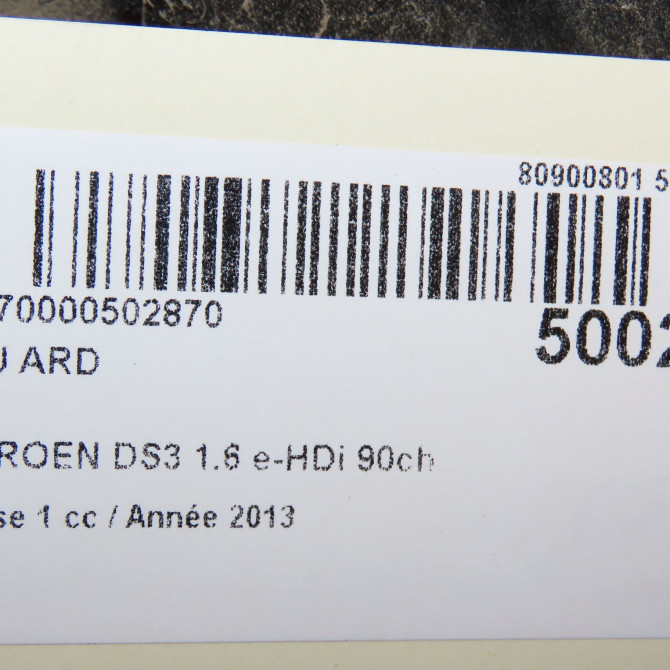 Feu arrière droit occasion CITROEN DS3 Phase 1 11-2009->03-2014 1.6 e-HDi 90ch 9676973380 5
