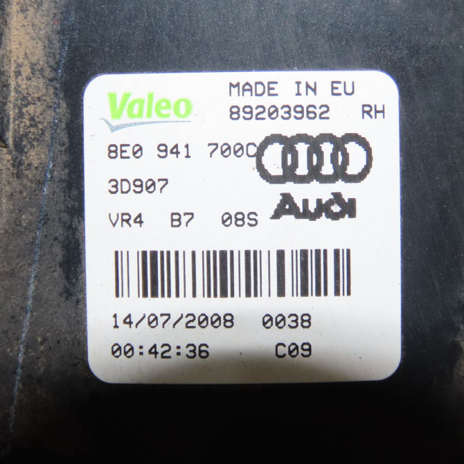 Phare antibrouillard avant droit occasion  8E0941700E 4