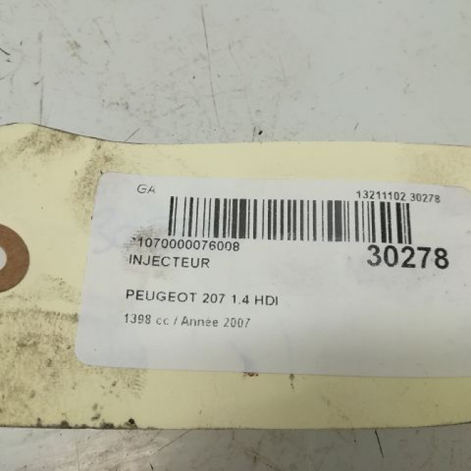 Injecteur occasion PEUGEOT 207 Phase 1 04-2006->06-2013 1980K2 4