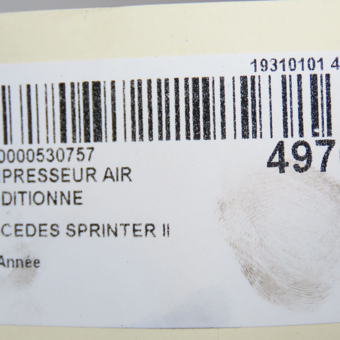 Compresseur air conditionne occasion MERCEDES SPRINTER II 8303902 8