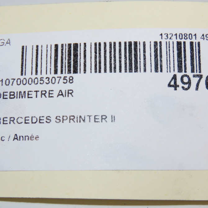 Debimetre air occasion MERCEDES SPRINTER II 6549053500 6