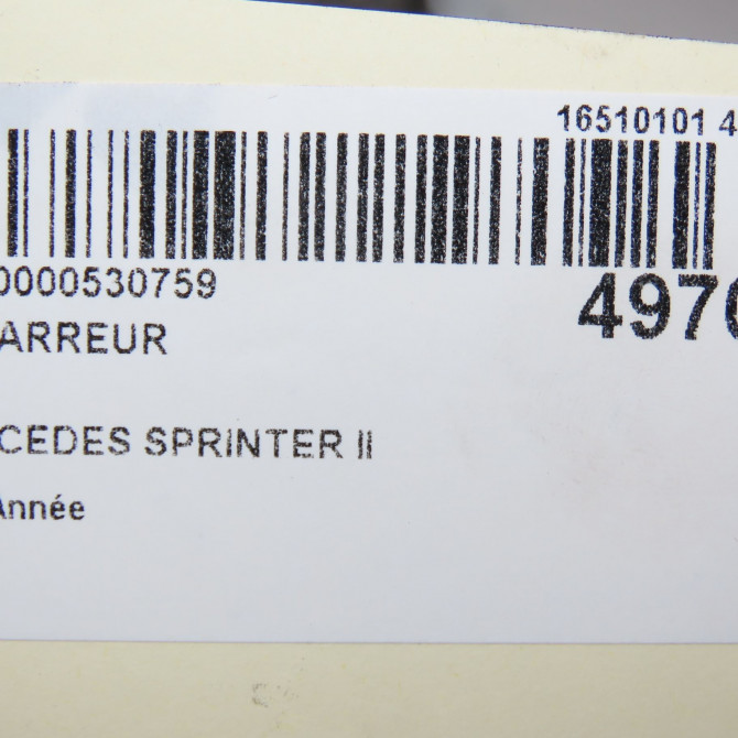 Démarreur occasion MERCEDES SPRINTER II 6519060026 7