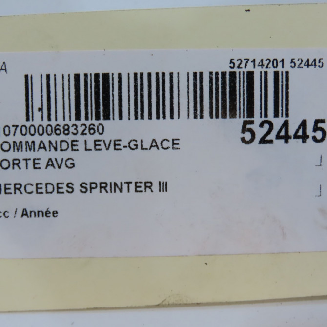Commande lève-glace porte avant gauche occasion MERCEDES 90790590029051 6