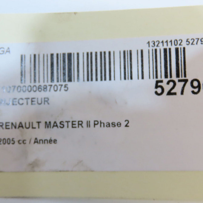 Injecteur occasion RENAULT MASTER II Phase 2 11-2003->10-2006 5