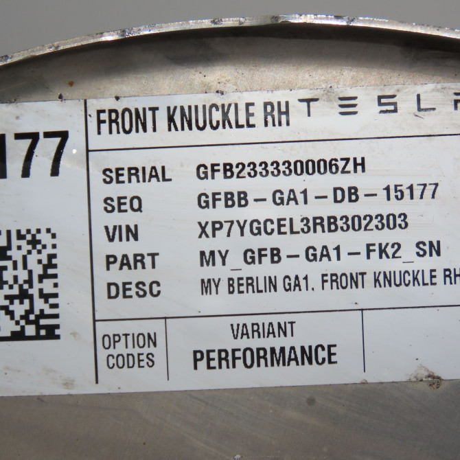 Moyeu avd occasion TESLA 104412400A 5