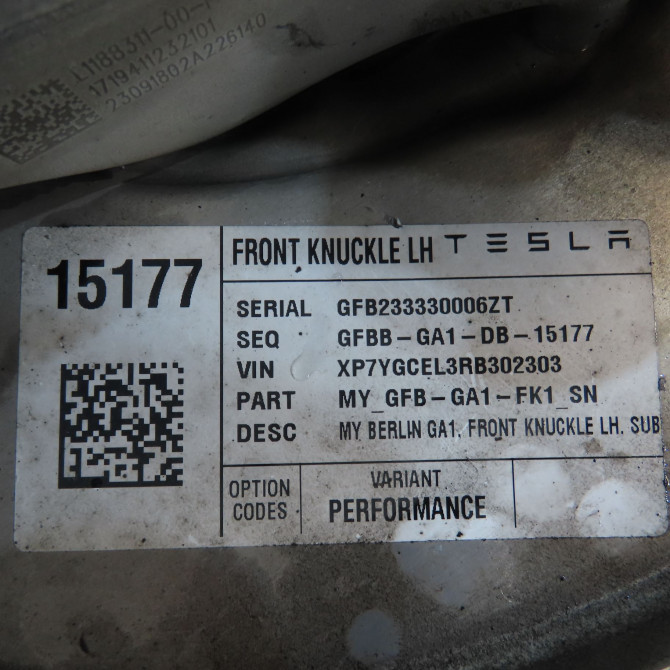 Moyeu avg occasion TESLA 104412400A 3