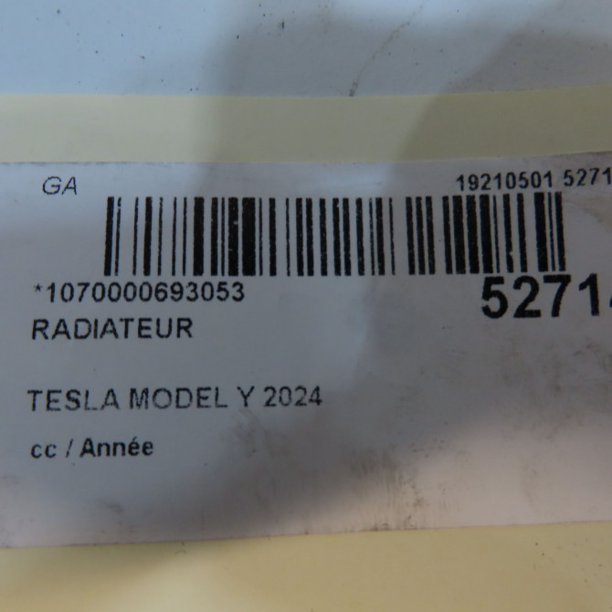 Radiateur occasion TESLA 149417500B 5