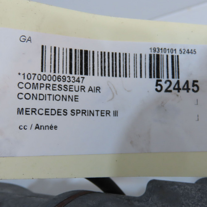 Compresseur air conditionne occasion MERCEDES 8303902 7
