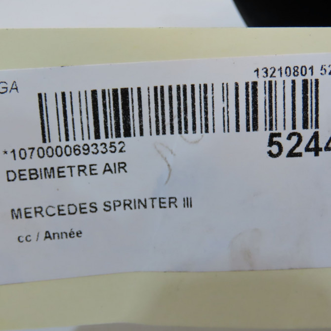 Debimetre air occasion MERCEDES 6549053500 5