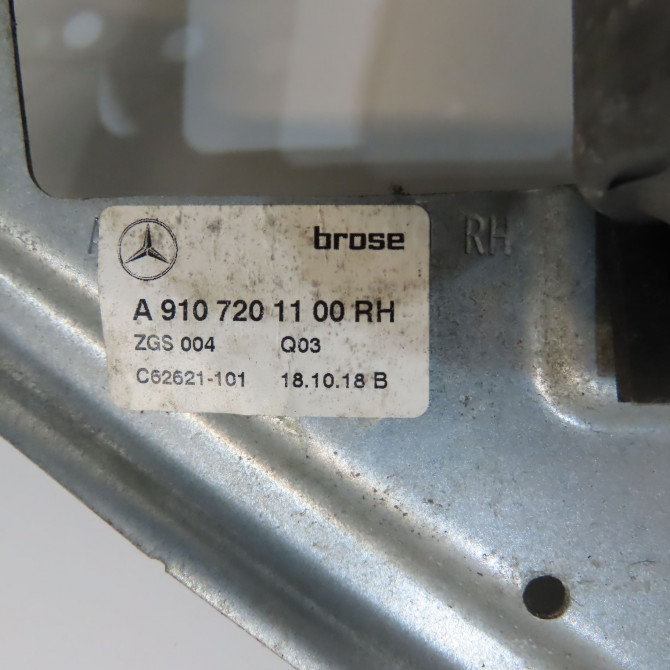 Mecanisme + moteur lève-glace avant droit occasion MERCEDES 9107201100 3