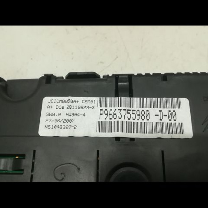 Compteur occasion CITROEN C4 PICASSO I Phase 1 01-2007->10-2013 1.6 HDi 16v 110ch 6103V0 3