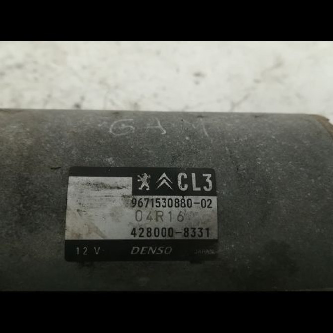 Démarreur occasion CITROEN DS3 Phase 2 06-2014->... 9688477380 3