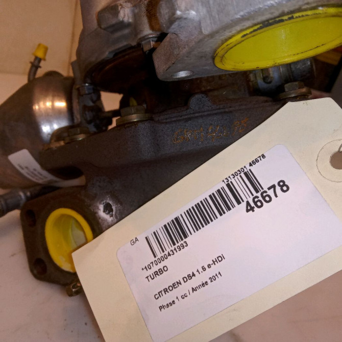 Turbo occasion CITROEN DS4 Phase 1 01-2011->03-2016 1.6 e-HDi 110ch 375P7 8
