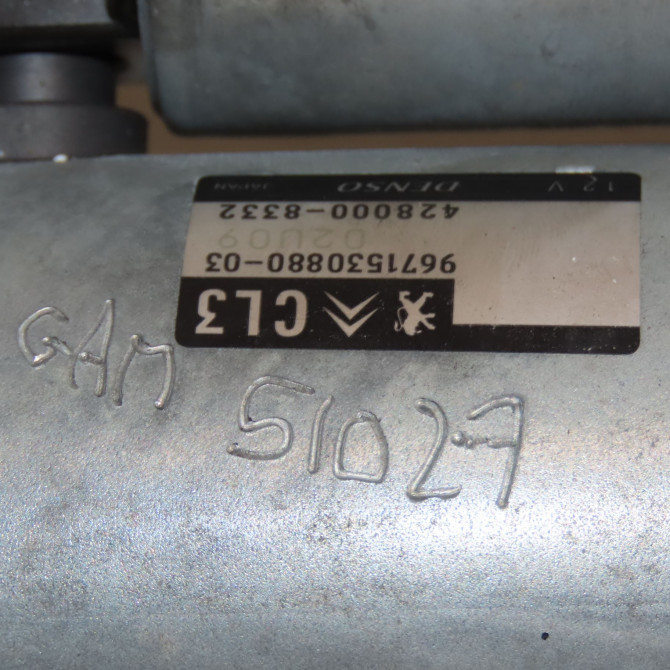 Démarreur occasion PEUGEOT 208 Phase 2 04-2015->... 1.2i 81ch 9688477380 4