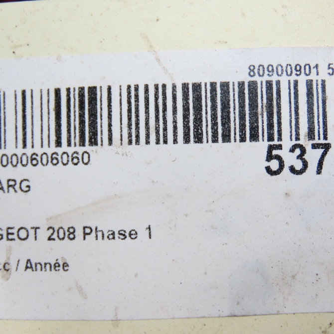 Feu arrière gauche occasion PEUGEOT 208 208 Phase 1 2012-03-01->2015-09-30 9672628280 6