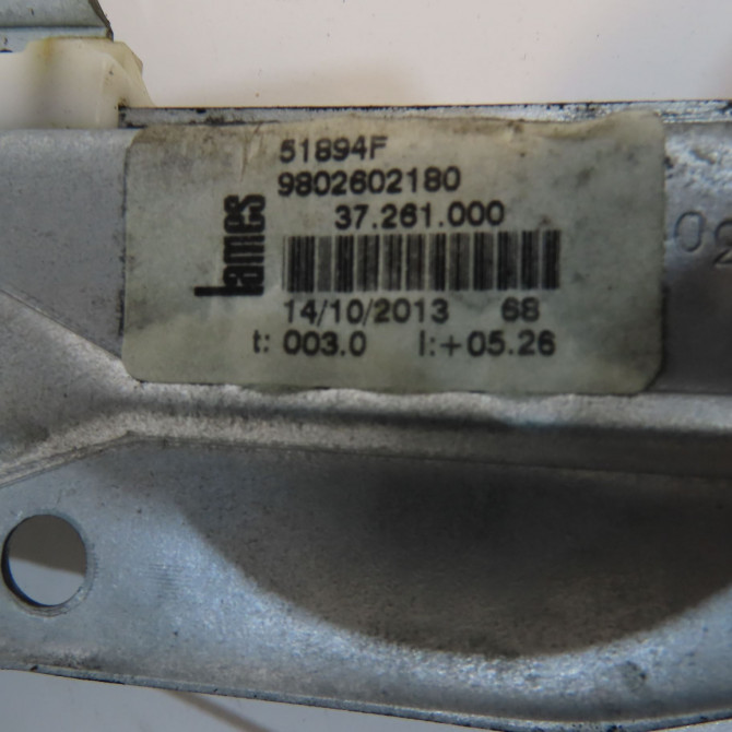 Mecanisme+moteur leve-glace ard occasion CITROEN C3 PICASSO Phase 2 09-2012->... 1.6 HDI 90ch 9802602180 3