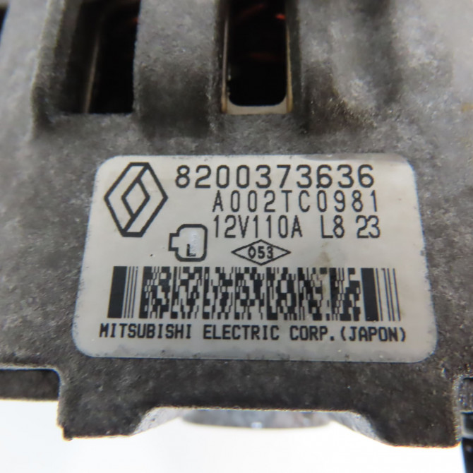 Alternateur occasion RENAULT CLIO II Phase 2 06-2001->07-2006 1.5 DCI 65ch 8200537415 3