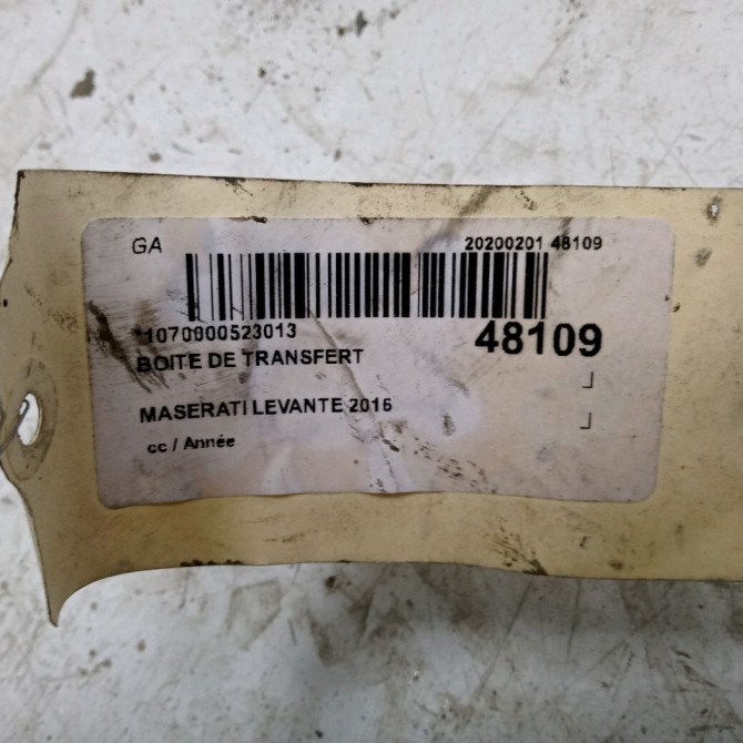 Boite de transfert occasion MASERATI LEVANTE 4
