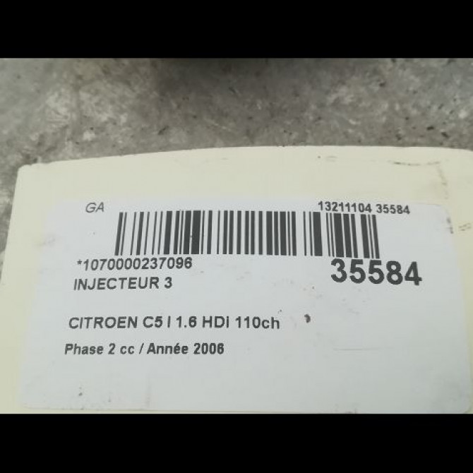 occasion CITROEN C5 I Phase 2 09-2004->06-2008 1.6 HDi 110ch 3