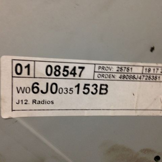 Autoradio occasion SEAT IBIZA IV Phase 1 05-2008->01-2012 1.4 TDI 80ch 5