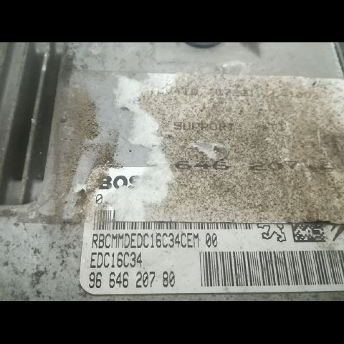 Calculateur moteur occasion PEUGEOT 206 Phase 2 02-2003->02-2009 1.4 HDI 70ch 1940WA 5