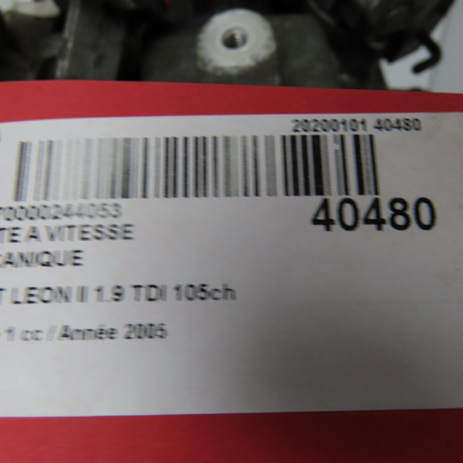 Boîte à vitesse mecanique occasion SEAT LEON II Phase 1 09-2005->05-2009 1.9 TDI 105ch A4300045 6