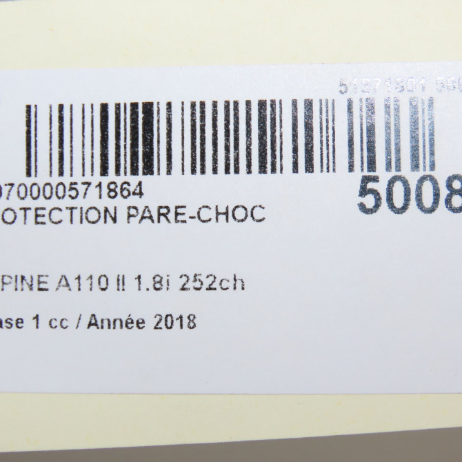 Protection pare-choc av occasion ALPINE 146 Phase 1 04-1995->04-1999 1.8i 252ch 6