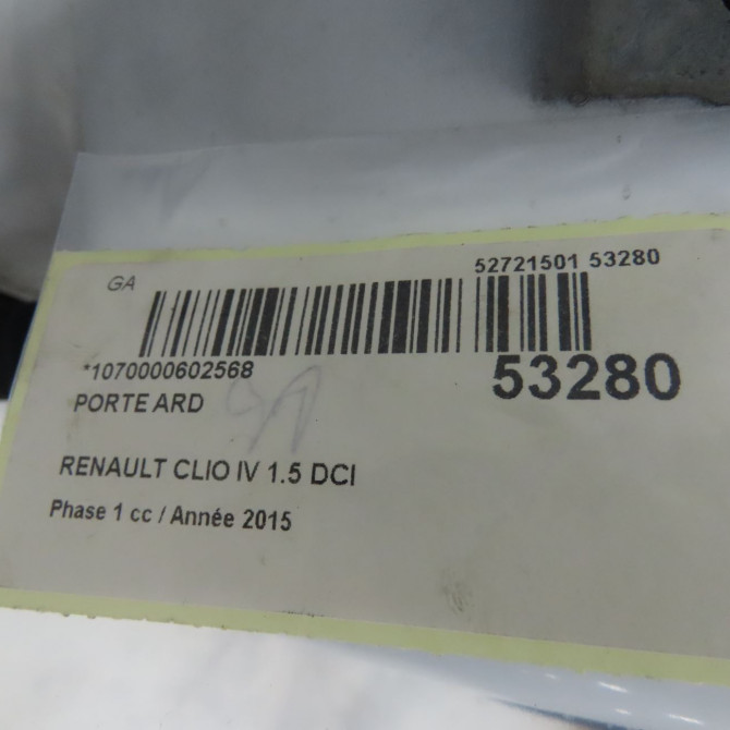 Porte arrière droite occasion RENAULT CLIO IV Phase 1 07-2012->... 1.5 DCI 90ch 821008626R 5