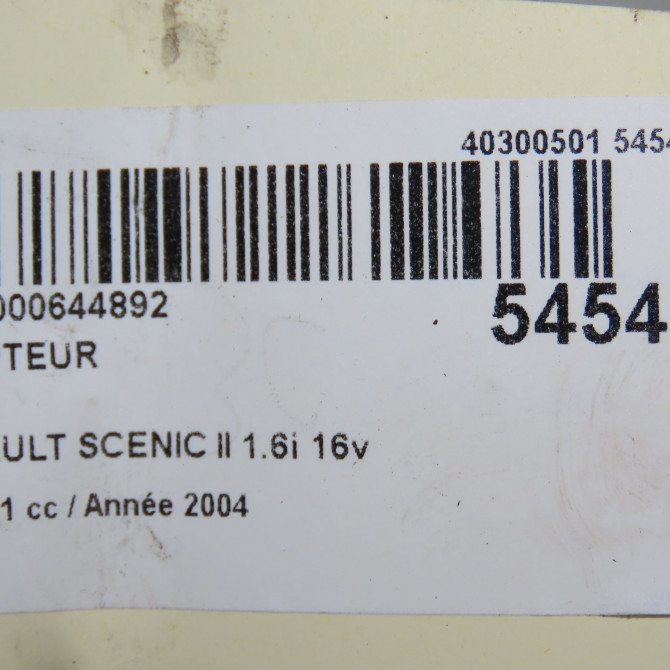 Compteur occasion RENAULT SCENIC II Phase 1 03-2004->09-2006 1.6i 16v 8200451505 7