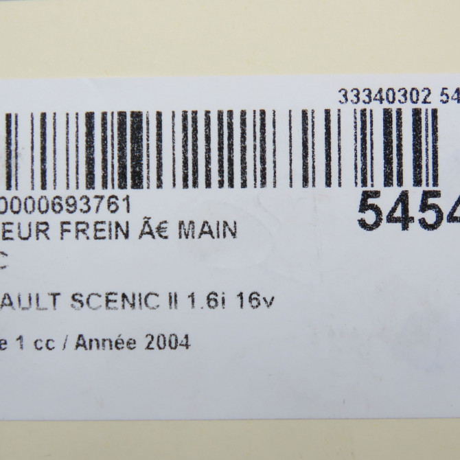occasion RENAULT SCENIC II Phase 1 03-2004->09-2006 1.6i 16v 8