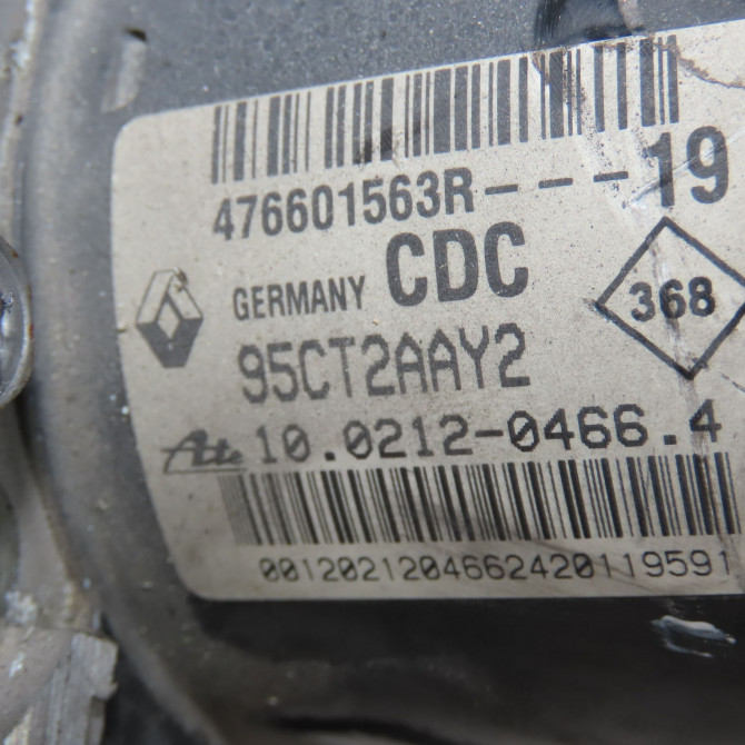 Unité hydraulique ABS occasion RENAULT SCENIC III Phase 1 04-2009->11-2011 1.9 DCI 130ch 476604304R 7
