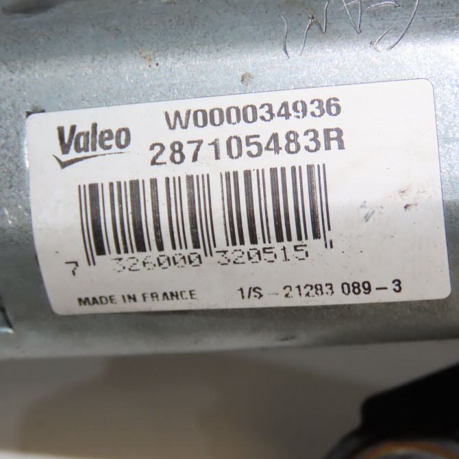 Moteur essuie-glace arrière occasion RENAULT CLIO IV Phase 1 07-2012->... 1.5 DCI 90ch 287105483R 4