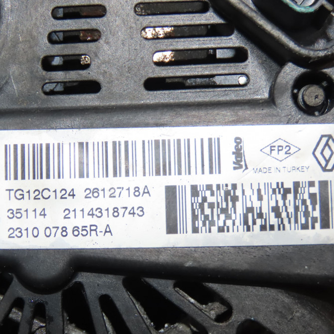 Alternateur occasion RENAULT CLIO IV Phase 1 07-2012->... 1.5 DCI 90ch 231008918R 7