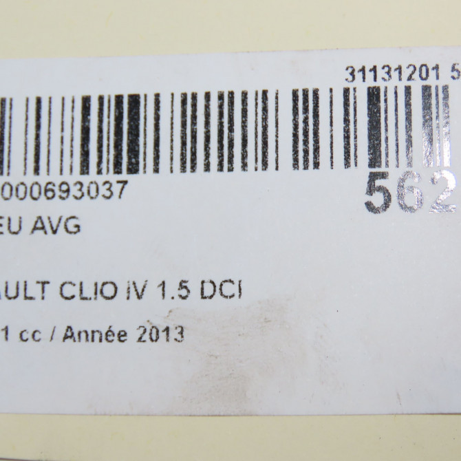Moyeu avg occasion RENAULT CLIO IV Phase 1 07-2012->... 1.5 DCI 90ch 402022048R 6