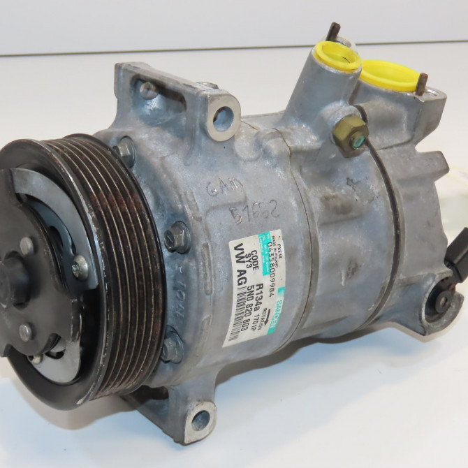 Compresseur air conditionne occasion AUDI A3 II Phase 2 06-2008->07-2012 1.6 TDi 105ch 1K0820808F 1