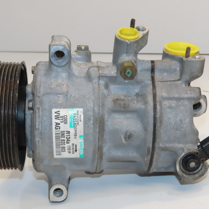 Compresseur air conditionne occasion AUDI A3 II Phase 2 06-2008->07-2012 1.6 TDi 105ch 1K0820808F 2