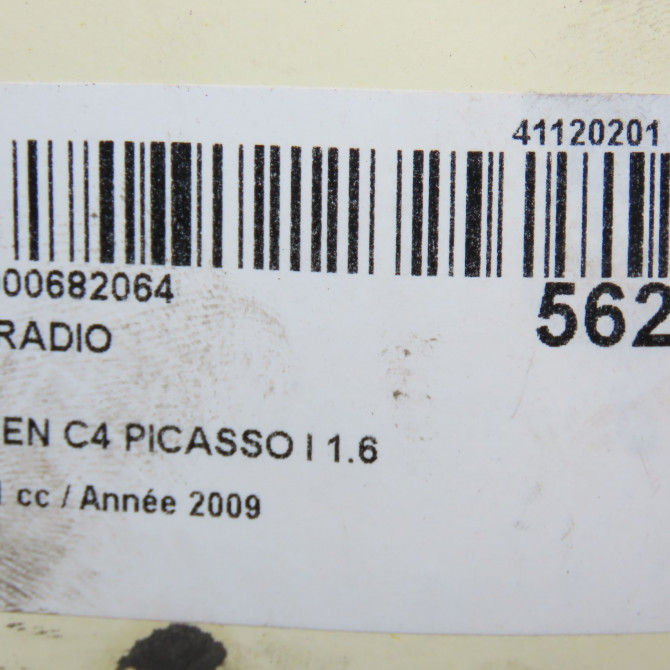 Autoradio occasion CITROEN C4 PICASSO I Phase 1 01-2007->10-2013 1.6 HDi 16v 110ch 1607757480 5