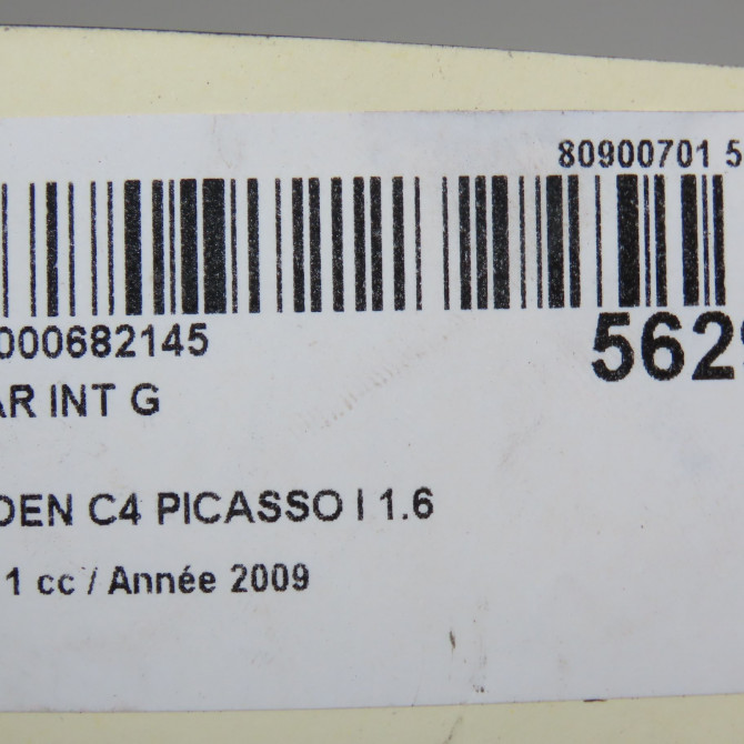 Feu arrière interieur gauche occasion CITROEN C4 PICASSO I Phase 1 01-2007->10-2013 1.6 HDi 16v 110ch 6350CC 5