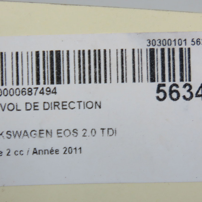 Antivol de direction occasion VOLKSWAGEN EOS Phase 1 04-1995->04-1999 2.0 TDI 140ch 1K0905851B 4