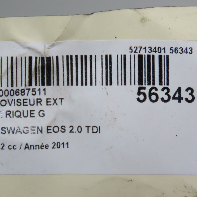 Retroviseur exterieur electrique gauche occasion VOLKSWAGEN EOS Phase 1 04-1995->04-1999 2.0 TDI 140ch 1Q1857507BD9B9 6